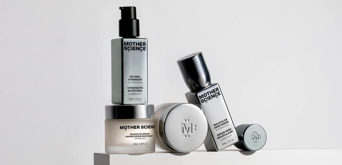 Three summer skin barrier repair products by Mother Science